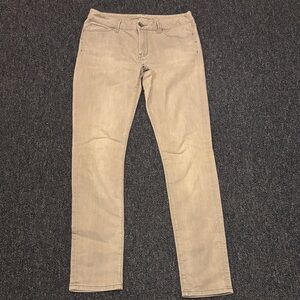 Banana Republic Women's Light Tan Skinny Jeans